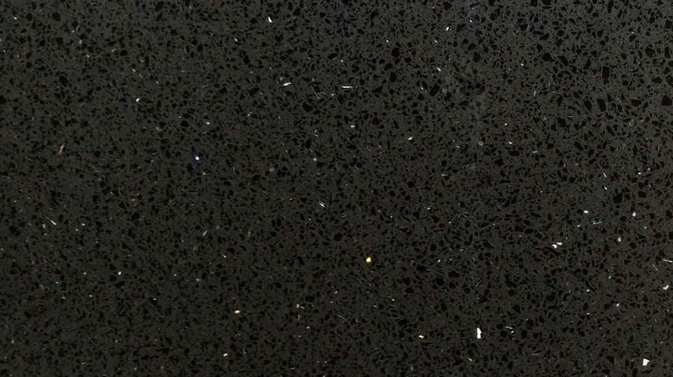 Placa de Cuarzo Negro Andrómeda, lujo y sofisticación para tu espacio