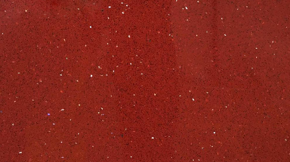 Placa de Cuarzo Rojo Andrómeda